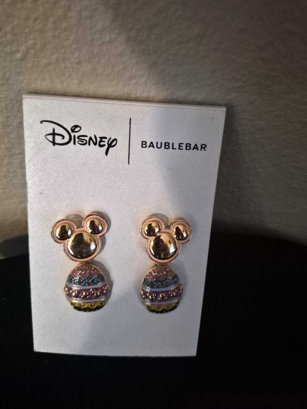 Disney Baublebar Mickey Mouse Easter Egg Earrings